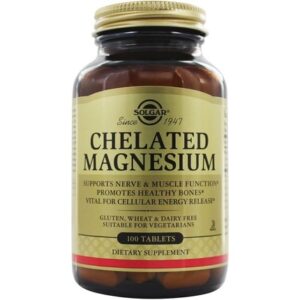 CHELATED MAGNESIUM 100mg tabs 100s