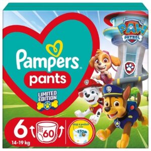 PAMPERS PANTS ΜΕΓ 6 1X60 PAW PATROL